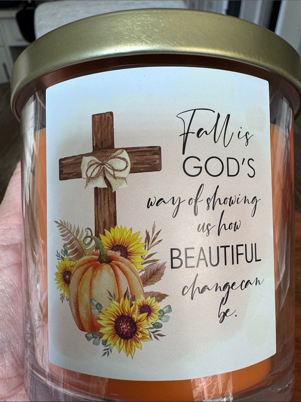 Buy Now- Candle Fall is GOD’s way of showing us how BEAUTIFUL change can be - Picture 4 of 8